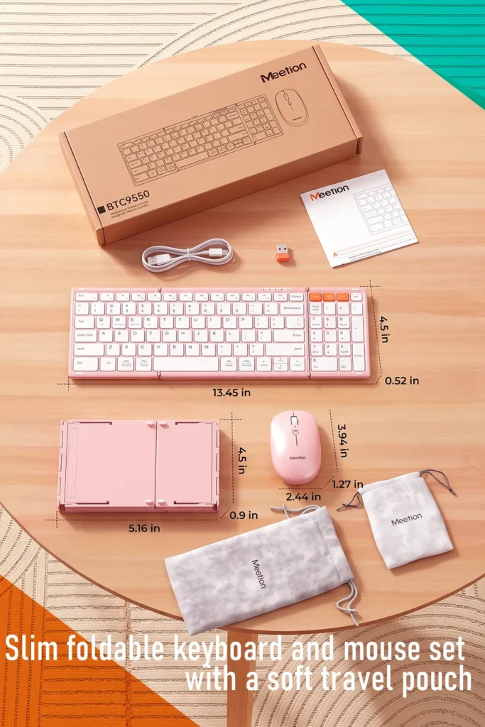 foldable keyboard cute
